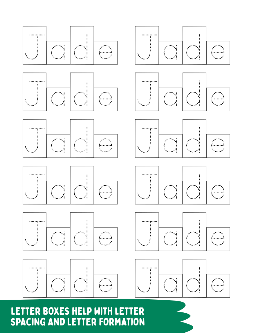 PERSONALIZED NAME Handwriting Practice Workbook