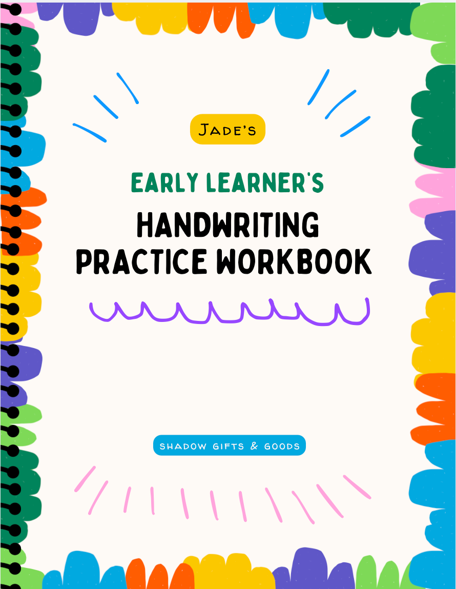 PERSONALIZED NAME Handwriting Practice Workbook