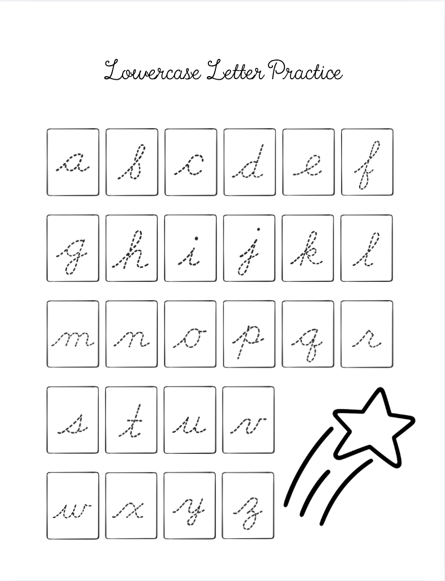 PERSONALIZED NAME Cursive Handwriting Practice Workbook